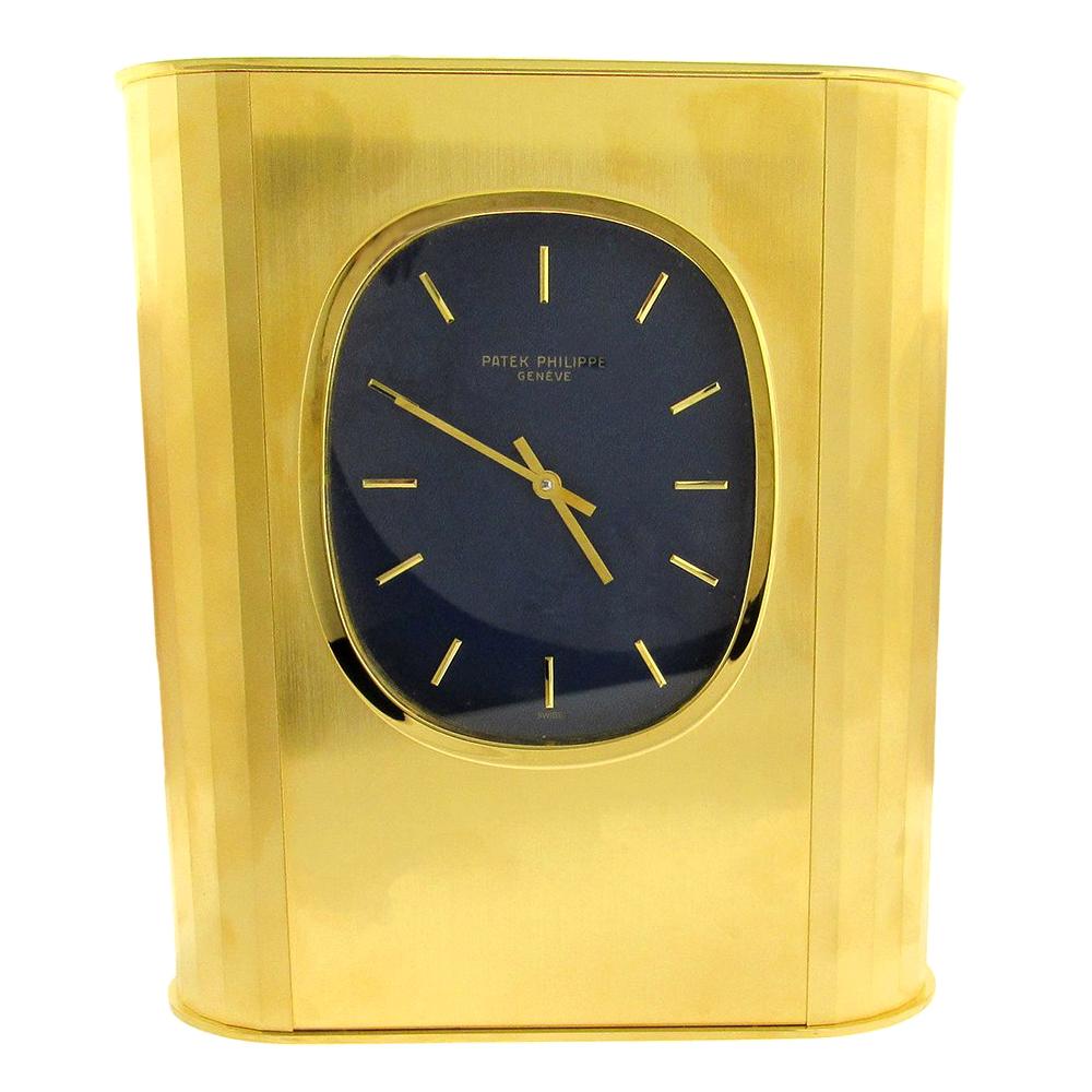Patek Philippe 'Ellipse d'Or' Solar Quartz Clock, 1970's