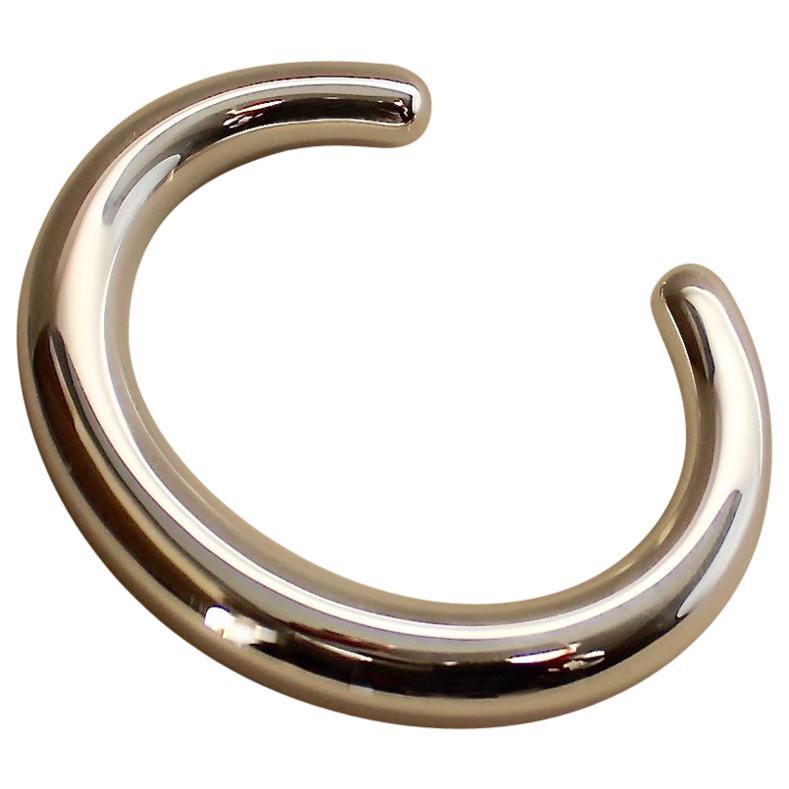 Georg Jensen Sterling Silver "AURA" Cuff Bracelet For Sale