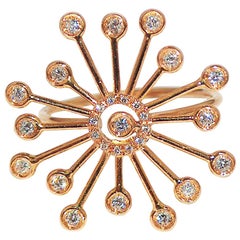 Paolo Piovan Diamonds Ring in rose gold