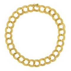 Alex Jona 18 Karat Yellow Gold Link Bracelet