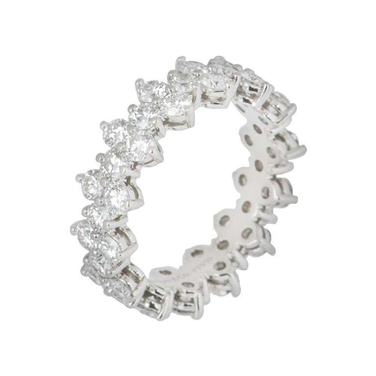 Tiffany & Co. Aria Full Diamond Eternity Ring 2.10 Carat