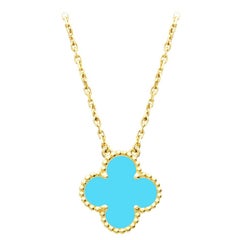 Van Cleef & Arpels Vintage Alhambra Yellow Gold Necklace