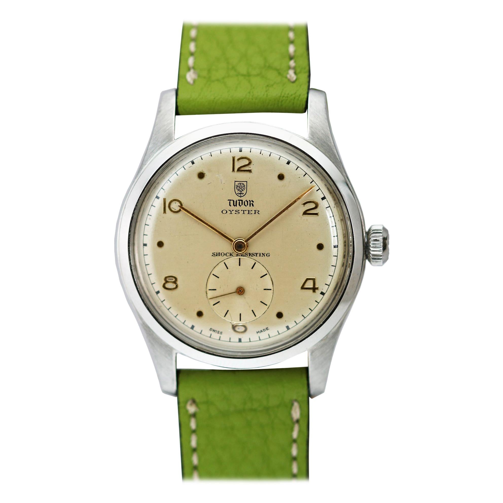 Vintage Rolex Tudor 4453 Tudor Oyster Watch 1940s Vintage Tudor