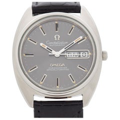 Vintage Omega Constellation Day-Date Stainless Steel Watch, 1973