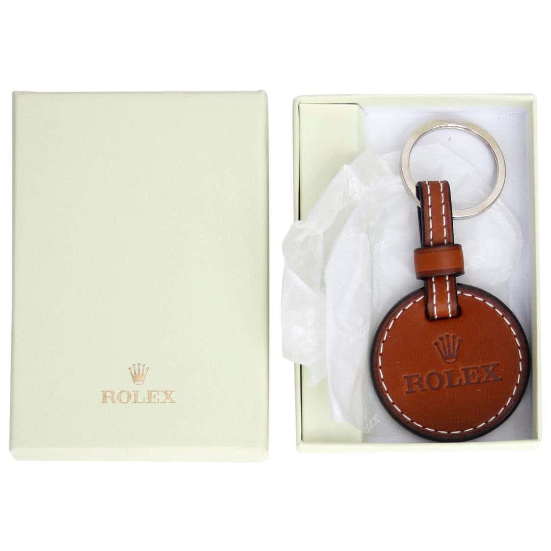 Rolex Key Authentic Rolex Leather Keychain at 1stDibs | rolex keychain, rolex key ...