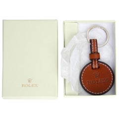 Authentic Rolex Leather Keychain