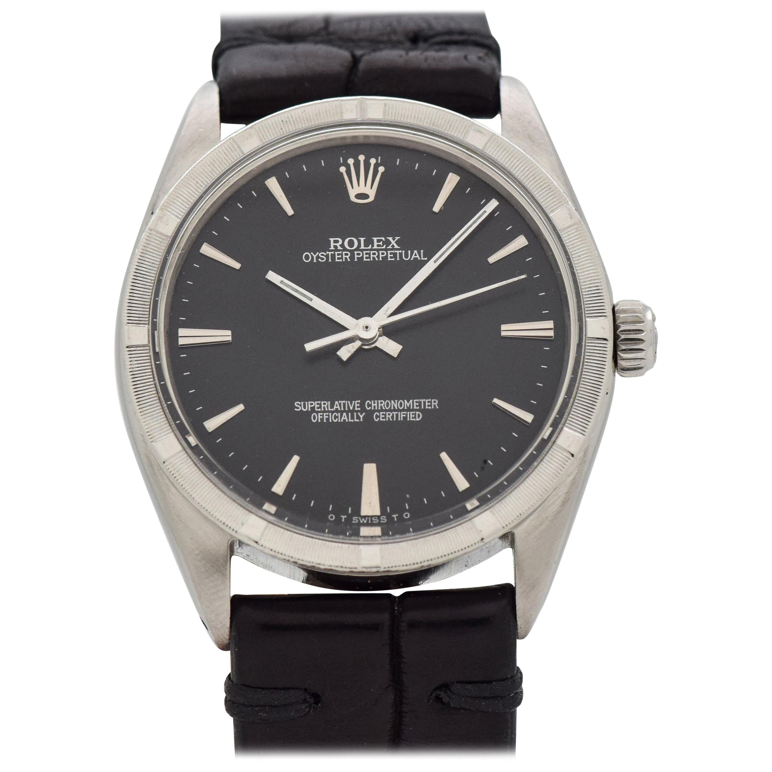 Vintage Rolex Oyster Perpetual Ref. 1007 Stainless Steel Watch, 1966