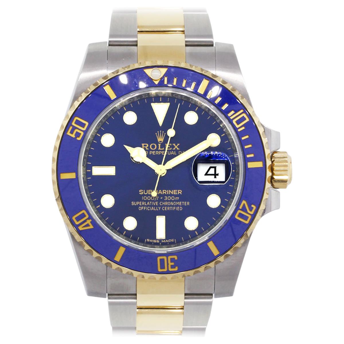 Rolex 116613LB Submariner Wrist Watch