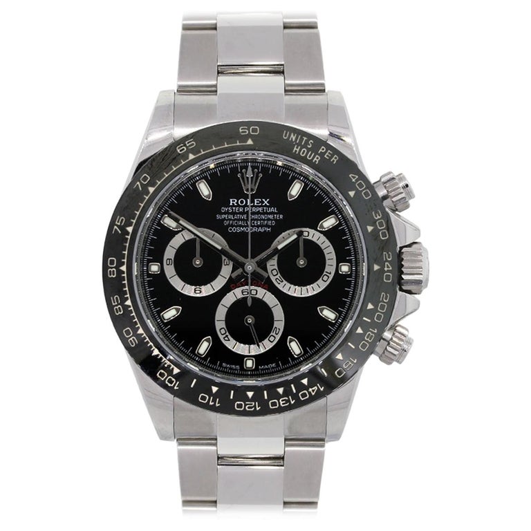 Rolex 116500LN Daytona Wrist Watch at 1stDibs