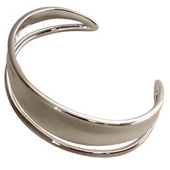 Georg Jensen Sterling Silver "Marcia" Cuff Bracelet Medium