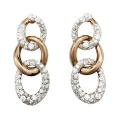 Pomellato "Tango" Earrings Set with Diamonds