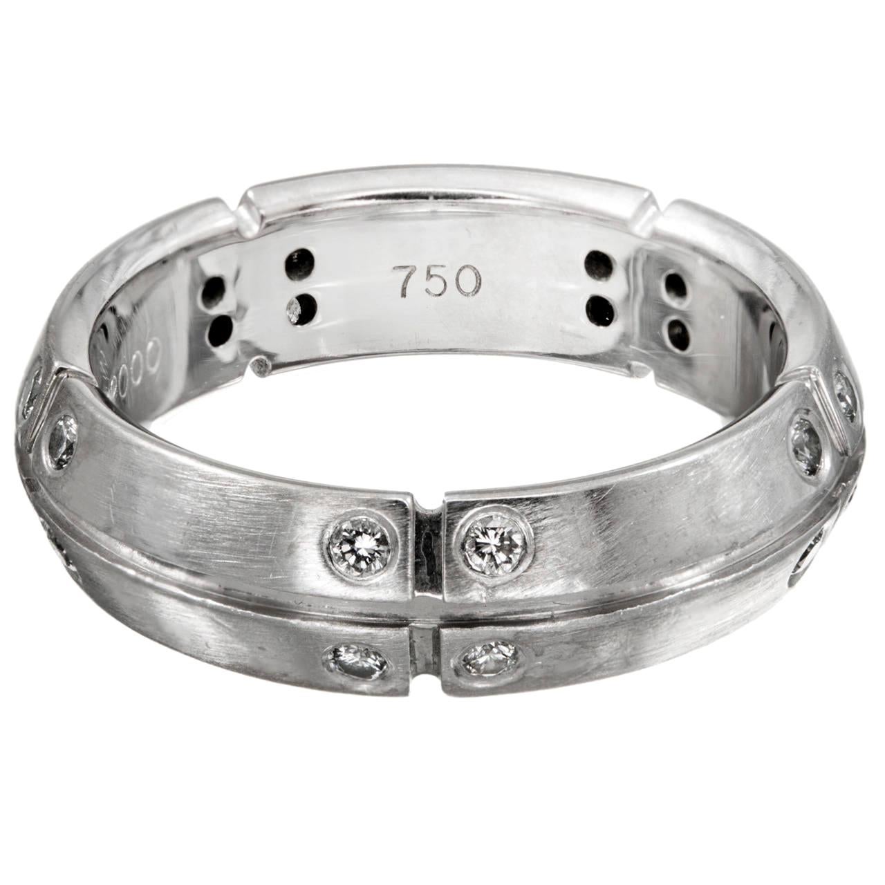 .50 Carat Tiffany & Co. Steamerica Diamond Gold Band Ring