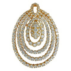 Van Cleef & Arpels Diamond Brooch Pendant
