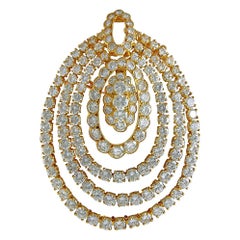 Van Cleef & Arpels Pendentif broche en diamants