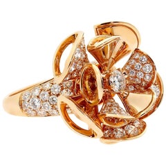 Bulgari - Diva Dreams - Bague en or rose et diamants