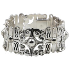 Vintage Style Silver Bracelet