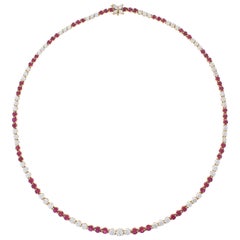 Tiffany & Co. Ruby and Diamond Victoria Necklace