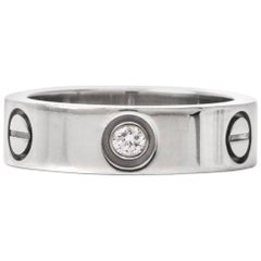 Cartier Love Diamond White Gold Ring
