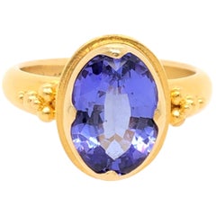 Kimarie Yellow Gold Tanzanite Ring