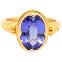 Kimarie Yellow Gold Tanzanite Ring