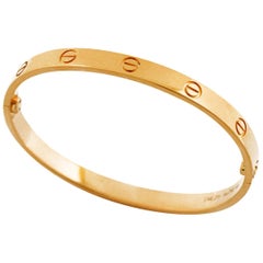 Cartier 18 Karat Pink Gold Love Bracelet