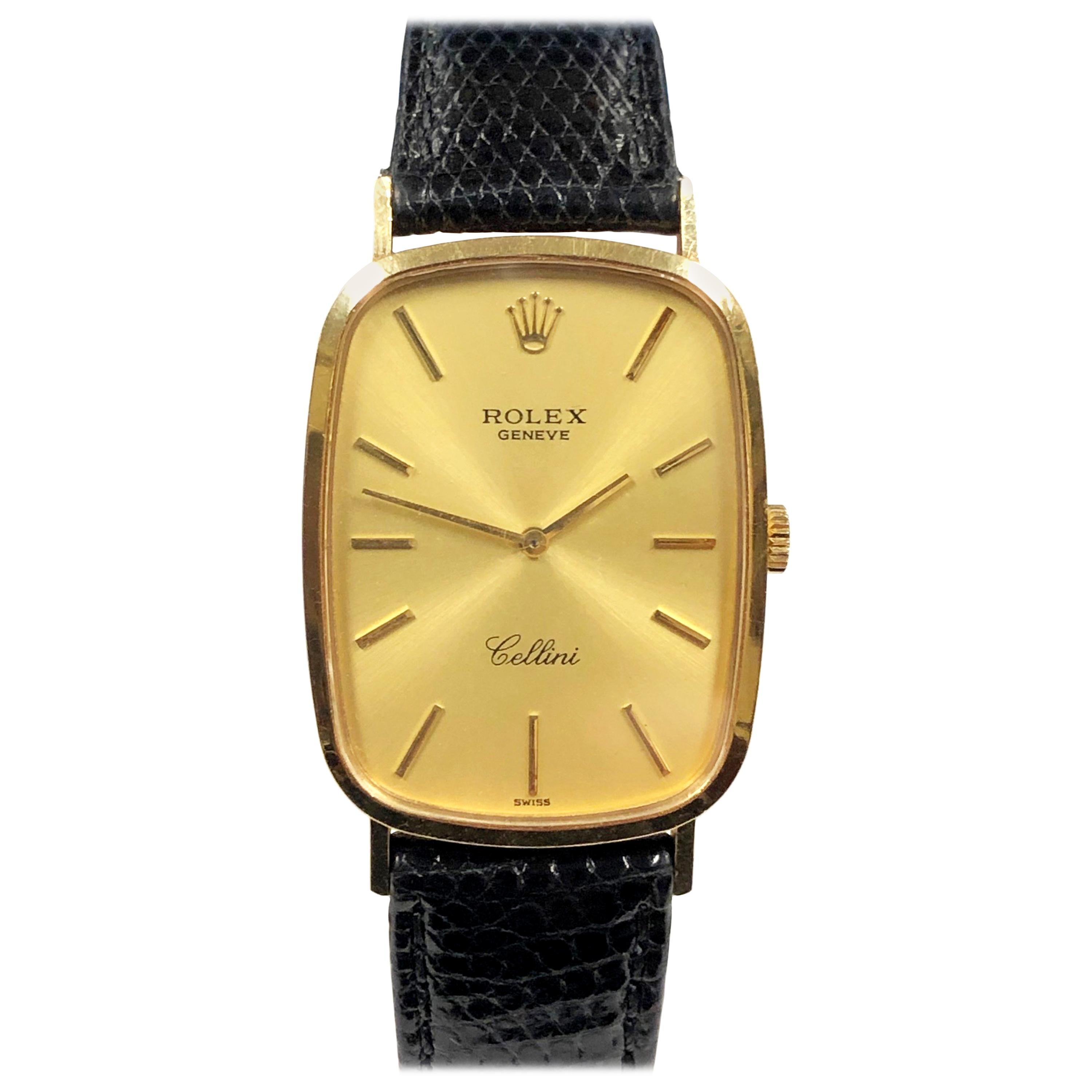Rolex Cellini Ref 4113 Mechanical Yellow Gold Wristwatch