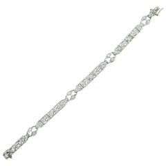 Antique Tiffany & Co. Diamond Bracelet in Platinum, circa 1930s