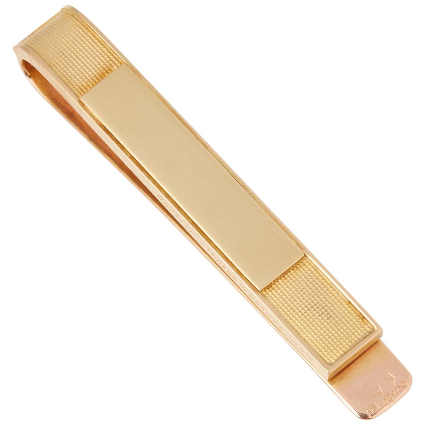 Cartier 18 Karat Yellow & Rose Gold Vintage Tie Pin