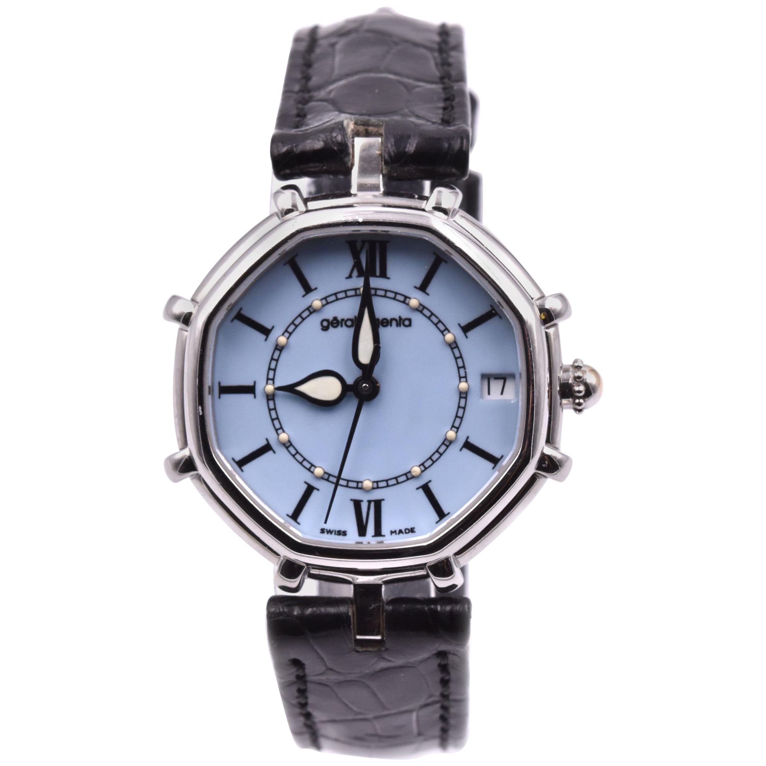 Gerald Genta Stainless Steel Watch Ref. G3485.7