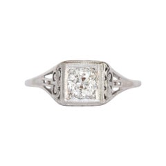 .44 Carat Diamond Platinum Engagement Ring