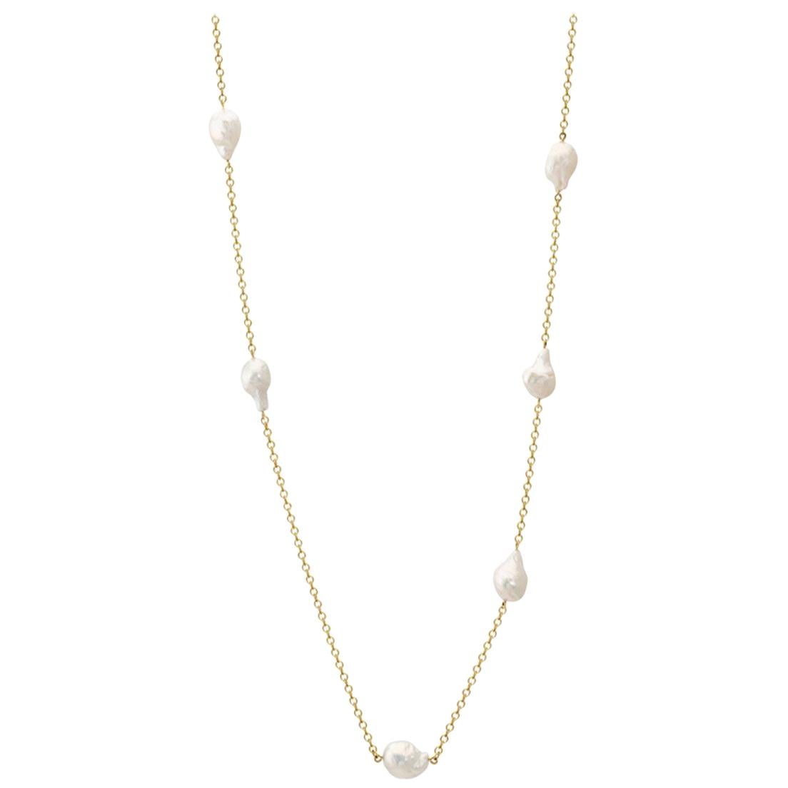 Cassandra Goad Polyphemus Baroque Pearl Necklace For Sale