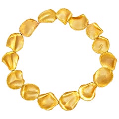 Tiffany & Co. Angela Cummings Gold Rose Petal Necklace