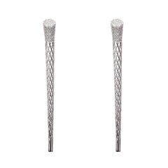 Yemyungji Diamond 0.78 ct 18K White Gold City Stud Earrings