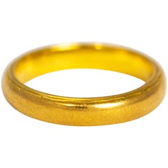 Liberty & Co Vintage 22 Carat Gold Band