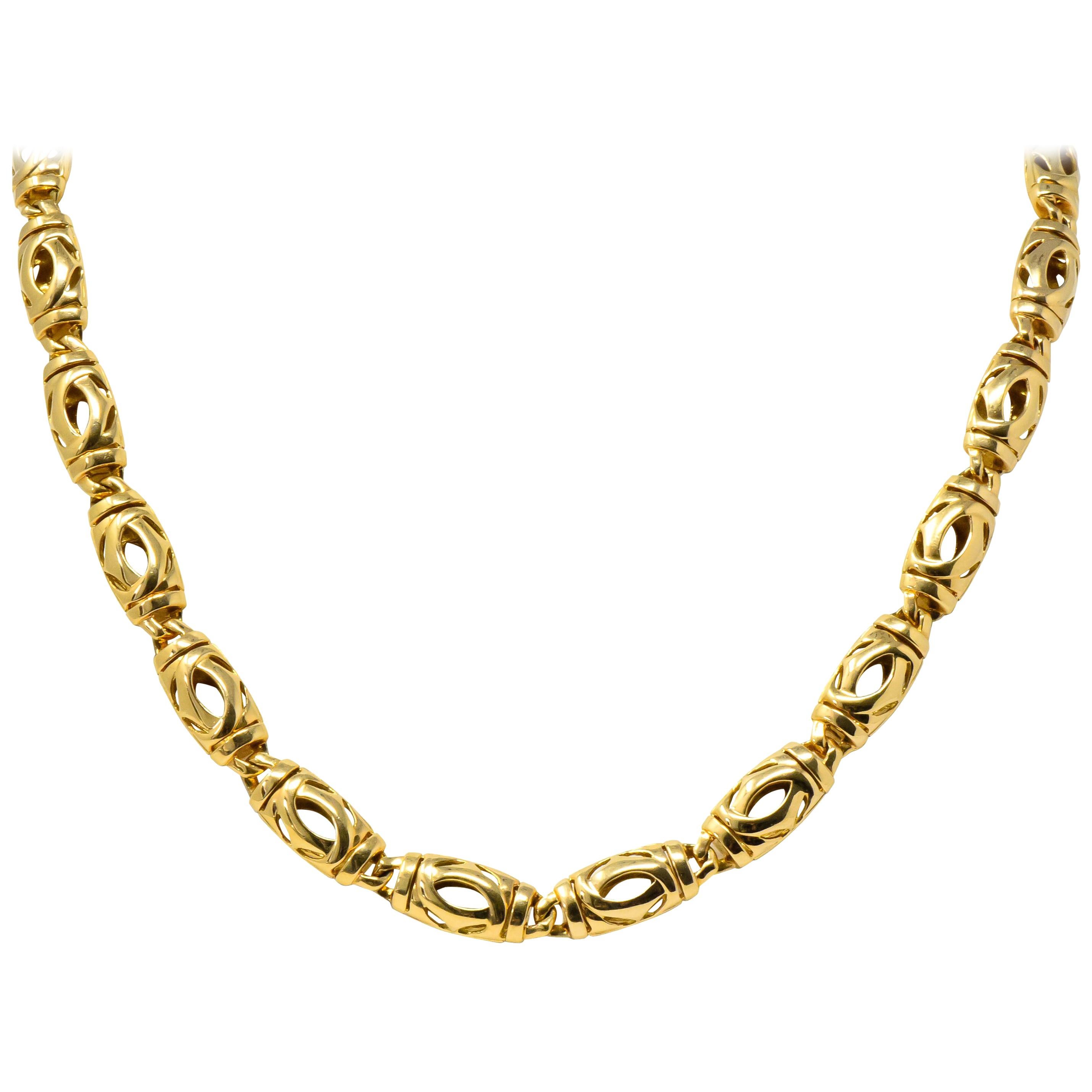 Cartier 18 Karat Gold Unisex Chain Necklace