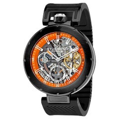 Stührling Orange Black Emperor Vt 324.335657 Watch
