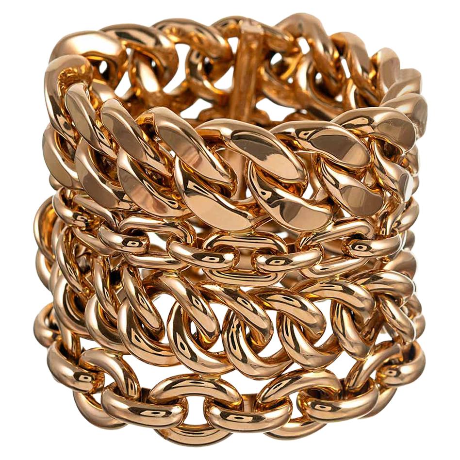 Ralph Lauren Rose Gold “Chunky Chain Collection” Bracelet