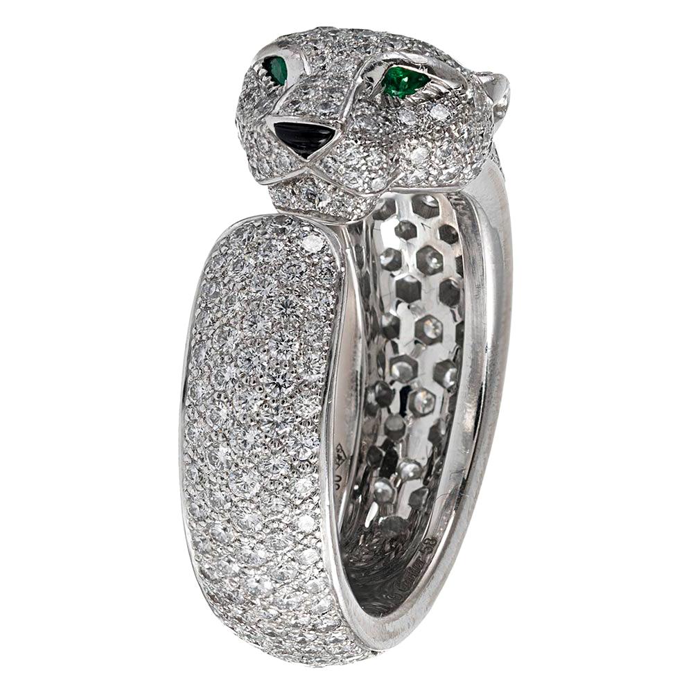 cartier panther ring diamond price