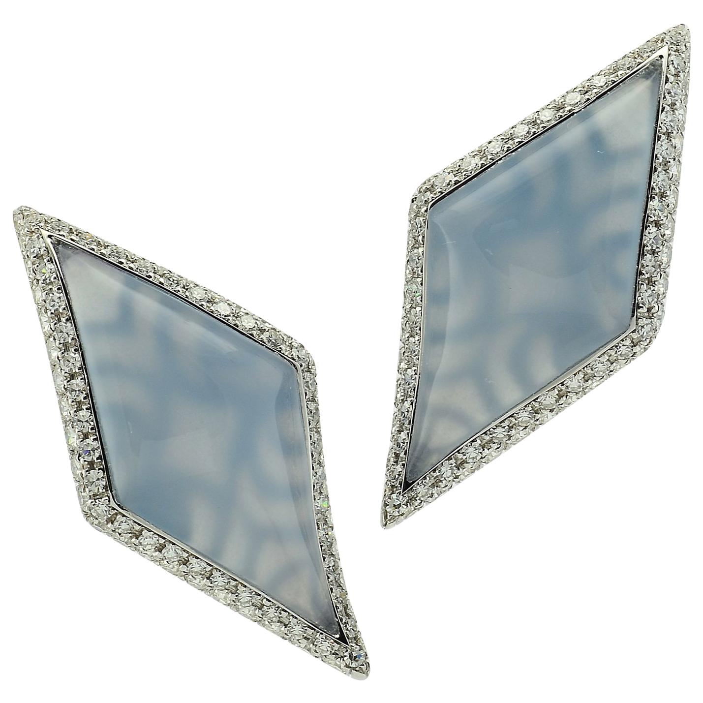 white gold earrings