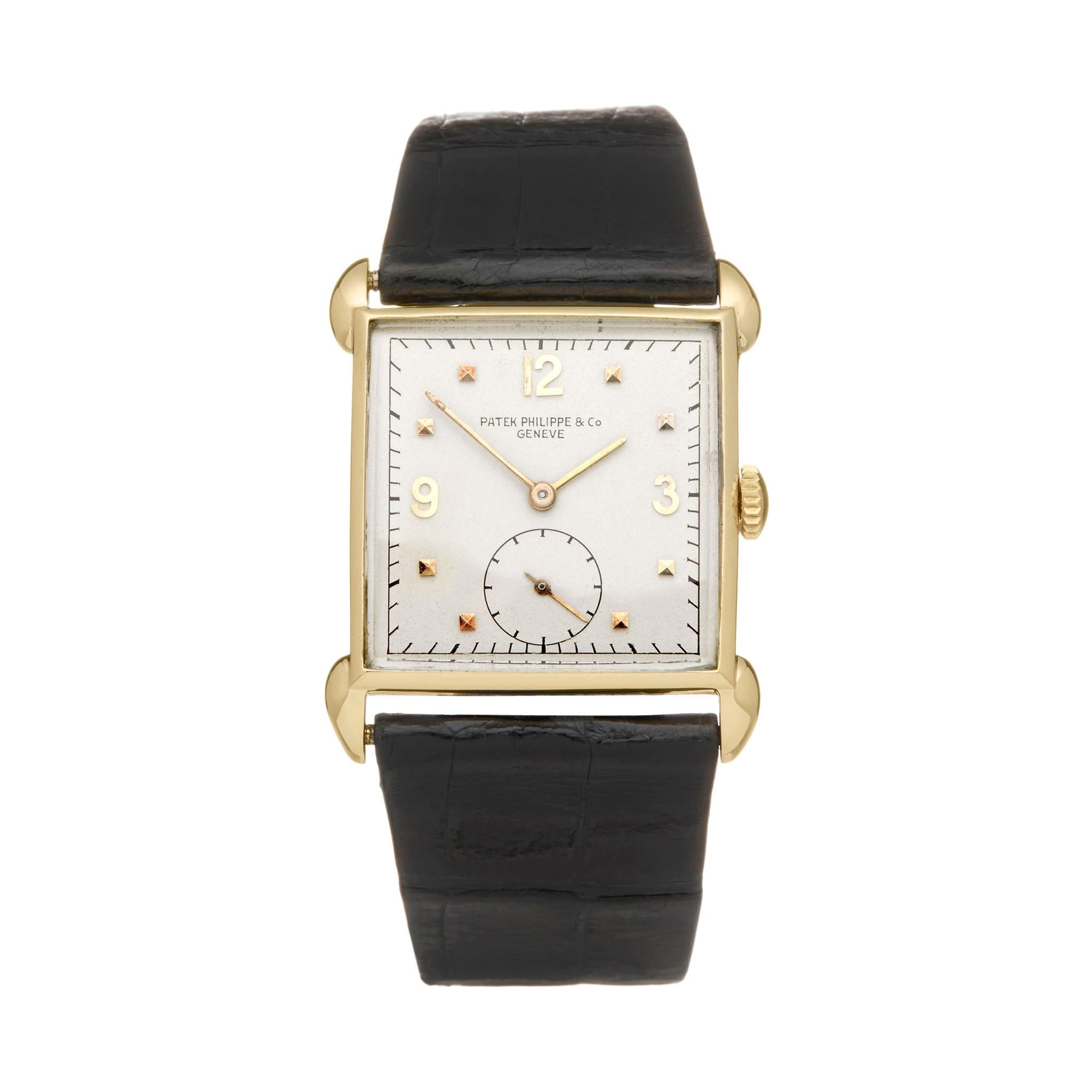 Patek Philippe Vintage 18k Yellow Gold Wristwatch at 1stDibs