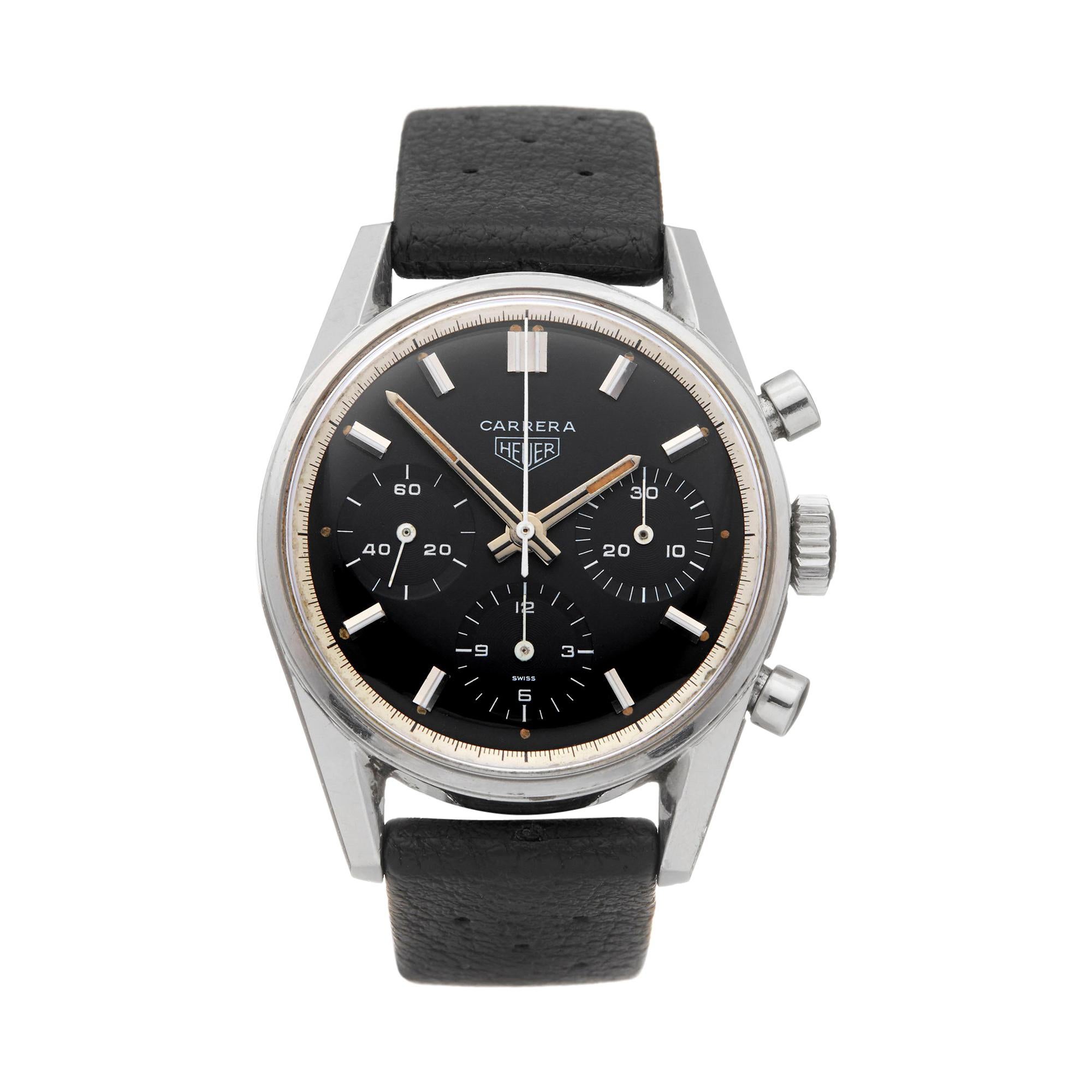 Heuer Carrera Stainless Steel 2447 Wristwatch