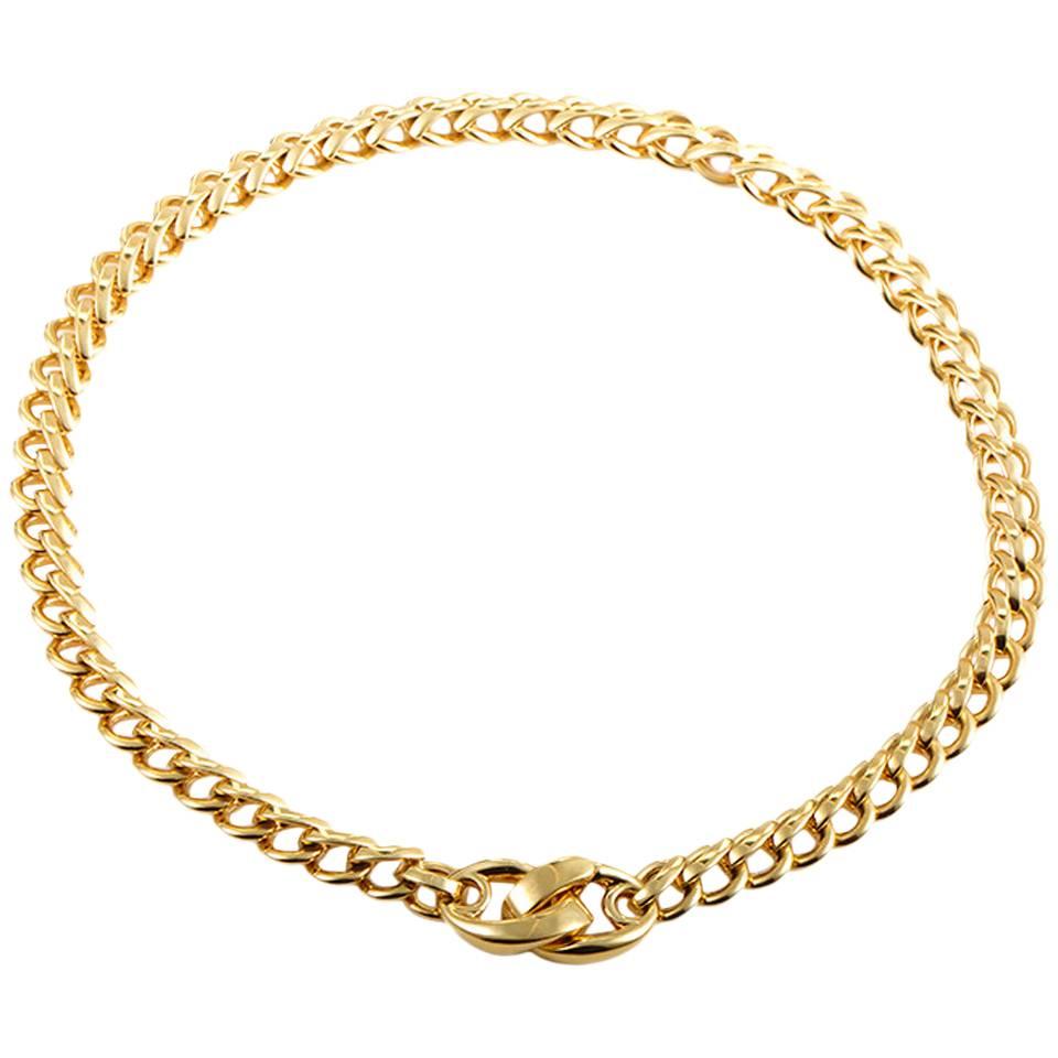 Pomellato Gold Chain Choker Necklace