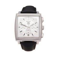 Tag Heuer Monaco Stainless Steel CW2112 Wristwatch