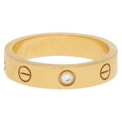 Cartier "Love" Diamond Ring Yellow Gold