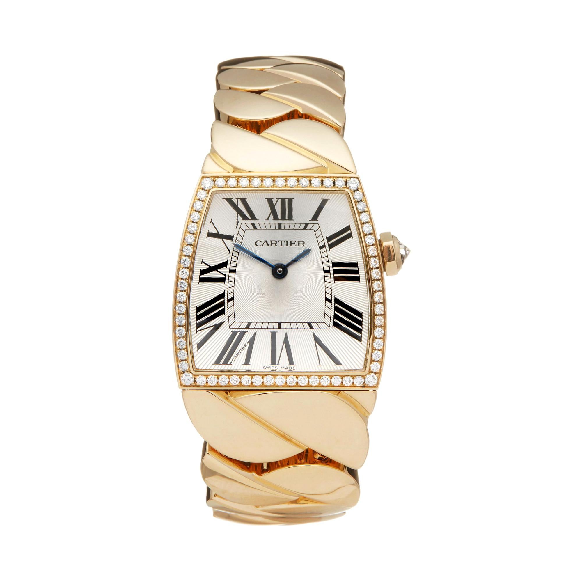 Cartier La Dona Diamond Yellow Gold 9500 Wristwatch