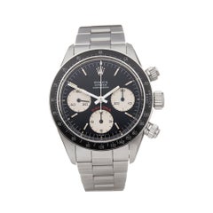 Rolex Daytona Big Red Cosmograph Stainless Steel 6263 Wristwatch