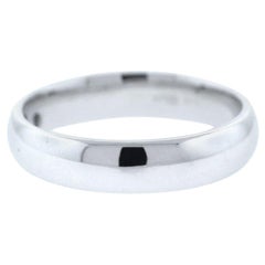 Alessa Men's Wedding Band 18 Karat White Gold Men's Collection