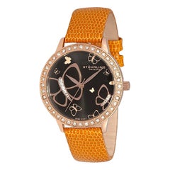 Stührling Orange Rose Gold Fantasia 299.1245f1 Watch