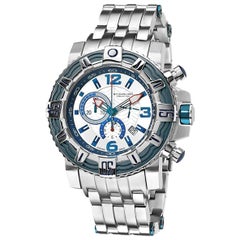 Stührling Silver Blue Prestige Marine Pro 319127-103 Watch