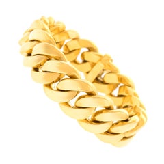 Vintage Elegant Gold Link Bracelet